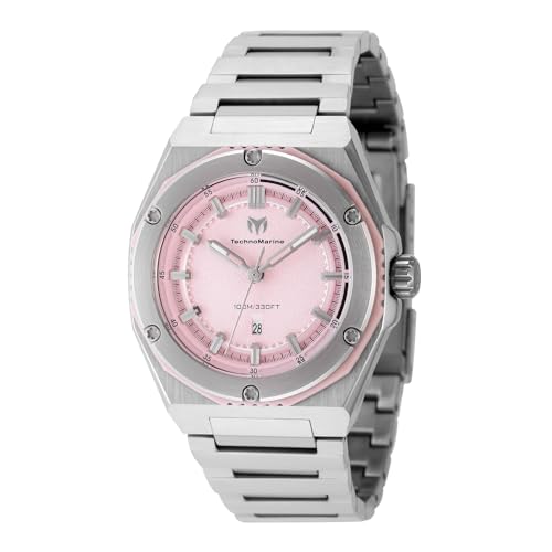 Imagen de Technomarine Coral Legacy TM-416042 Reloj para Mujer Impermeable Analógico Movimiento Cuarzo Acero Inoxidable con Esfera Blanco 36mm