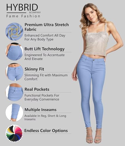 Image of Hybrid & Company Women's Stretch Denim Jeans