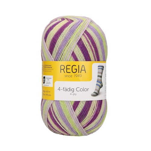 Schachenmayr Regia 4-Fädig Color, 100G lilac green Handstrickgarne