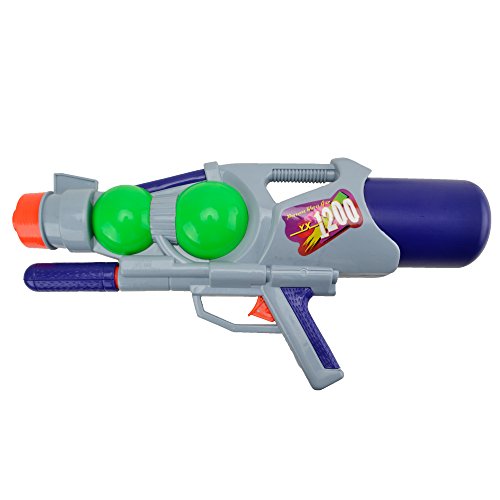 Happytime Super Aqua Blaster Water Gun 2018 1200CC High-Capacity Pump Up Water Blaster Party and Outdoor Activity for Kids Adult