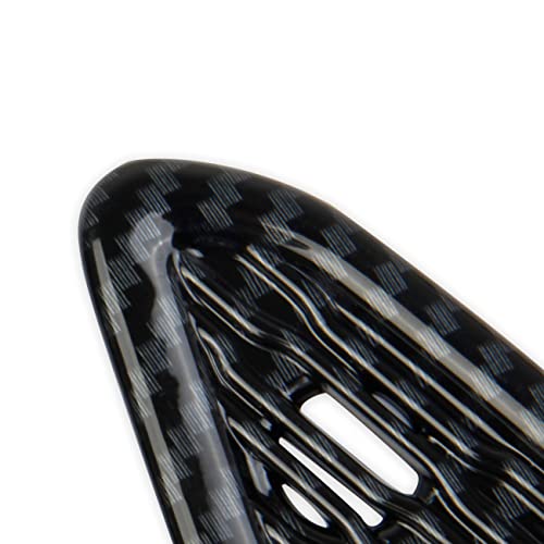 Crosselec Carbon Fiber Door Small Speaker Sound Ring Cover Trims For Chevrolet Corvette C8 2020-2023 #TOP3