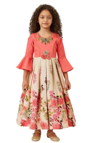 Image of My Lil Princess Kids Birthday Maxi Gown Frock Dress for Baby Girls