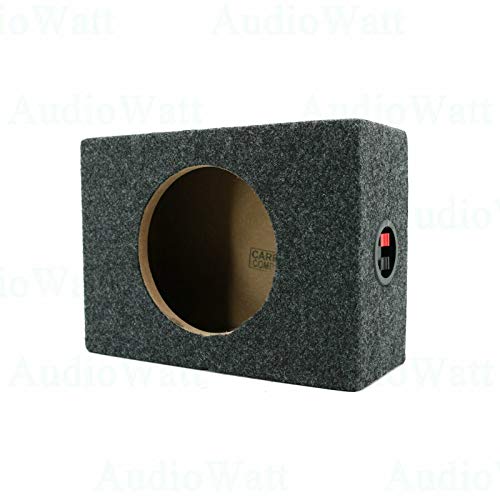 2X Audiotek Ca-65Cb 6.5- Inch Vented Speaker Box Enclosure Carpet Texture Terminal Cup Product For Great Audio Medium-Density Fibreboard Sturdy Construction -Pair #TOP5