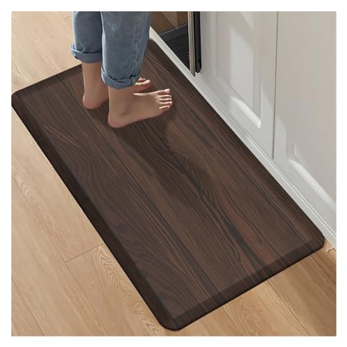 Tapis de cuisine rembourré anti-fatigue 44x74 cm gris pour sol de bureau