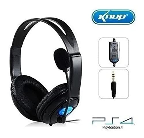Fone Gamer Com Microfone Ps4 Pc P2 Mac Psp Ps Vista Profissa