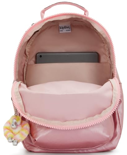 Image of Kipling Women's Seoul Bts 15 inch Laptop Backpack, Durable, Roomy with Padded Shoulder Straps, Built-In Protective Sleeve