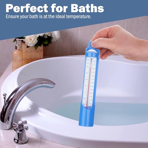 AQUAVERITY Scoop Bath Thermometer to Measure Water Temperature in Swimming Pool, Hot Tub, Ice Bath, Spa, Wild Swimming – Easy to Use Water Temperature Thermometer - Image 5