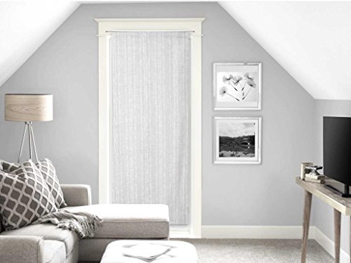 Soleil d'ocre Brise Bise, Polyester, Blanc, 70 x 200 cm