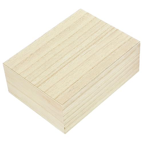 BRIGHTFUFU Recipe Card Organizer Box Kitchen Wooden Recipe Storage Container Wooden Card Box Home Storage Organizer Compact Design