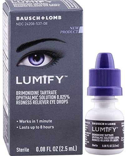 Lumify Redness Reliever Eye Drops 0.08 Ounce Pack of 4