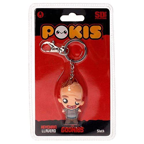 SD Toys Rd-rs530128, Sloth Llavero Cabezon Goma The Goonies Unisex Niños, Multicolor, 7 Centimeters