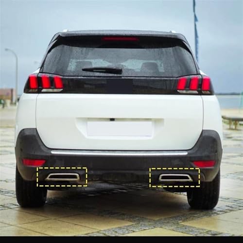 Extrémité de queue d'échappement Peugeot 5008 pour rénover le pot