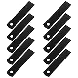 STOBAZA 10 Iniciadores de Fuego Raspador Serrado de Acero Negro para Acampada y Senderismo Herramienta Portátil para Encender Fuego Exteriores y Emergencia