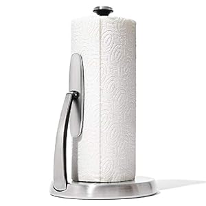 OXO Good Grips SimplyTear Stainless Steel Kitchen Roll Holder