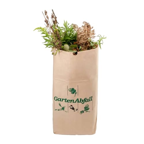 BIOMAT® Sacs en papier kraft compostables de 120 litres, 2 épaisseurs, indéchirables, résistants à l'eau