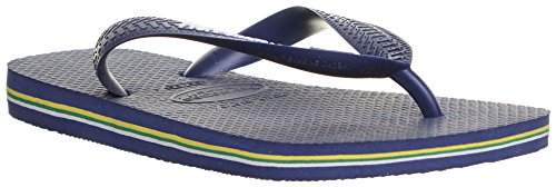 Havaianas Brasil Logo Navy Blue Flip Flops - UK 3/4 - BR 35/36 - EU 37/38