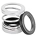 35mm Mechanical Seals, Water Pump Shaft Seals, Stainless Steel Replacement Parts, Built in Single end Structure, Resistant, Easy to Install for Pump Use