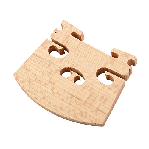 uxcell Replacement 1/4 Size Violin Parts String Centre Wooden Bridge