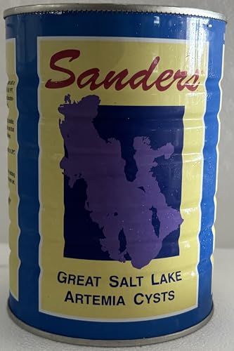 Sanders Artemia Huevos Great Salt Lake, camarones de primera calidad, 95% de alta calidad (50 g)