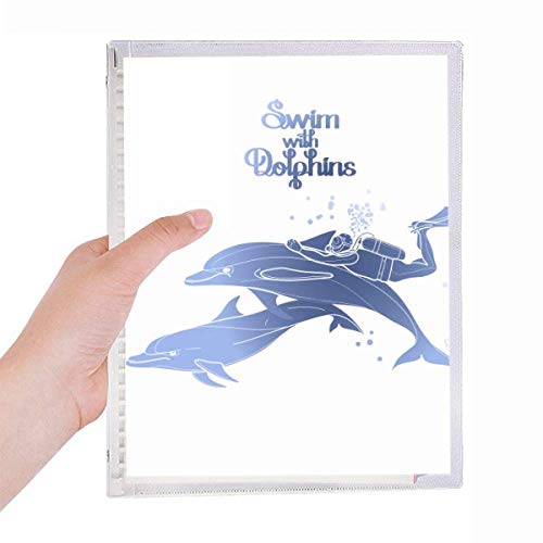 Carnet de notes à spirales dauphins idéal pour le journal de bord des vacances et vos récits