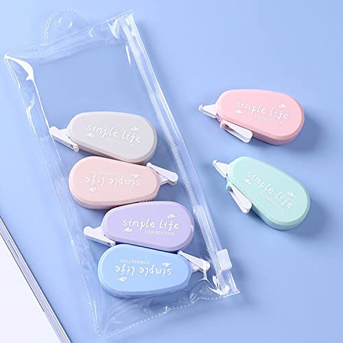 Ruban correcteur macaron lot de 12 rollers de correction d'écriture multicolores - 7