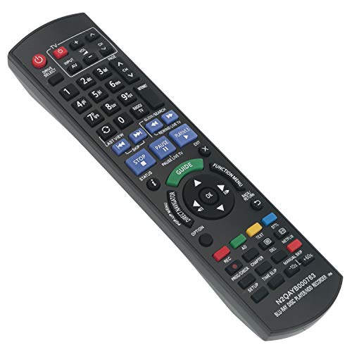 N2QAYB000763 VINABTY Replace Remote Control Fit for Panasonic DMR-PWT420 DMR-PWT420EB Blu Ray Disc Player Hdd recorder DMR-PWT530 DMR-PWT530EB