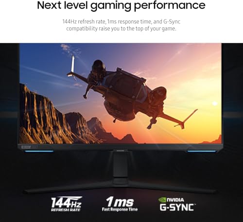 Image of Samsung 28 inch Odyssey 4K UHD(3840x2160) Gaming Monitor | Smart TV | Game BAR | Built-in Speakers | HDR 400, 144Hz, 1ms | FreeSync Premium Pro Compatible and G-Sync | Wi-Fi 5 | Includes Remote Control