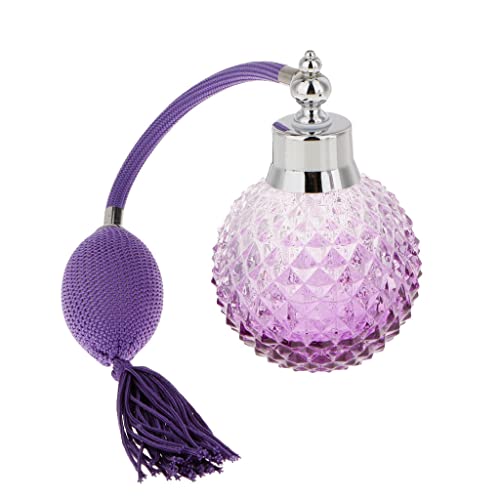 Accesorios Decorativos Botella Perfume Cristal Vidrio con Tubos Atomizador Aerosol Retornables -...