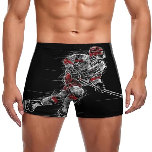 Hockey sur glace boxer de bain pour vos vacances d'été et la piscine