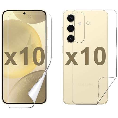 Film protecteur Samsung Galaxy S24 avant arrière en PET souple lot de 10