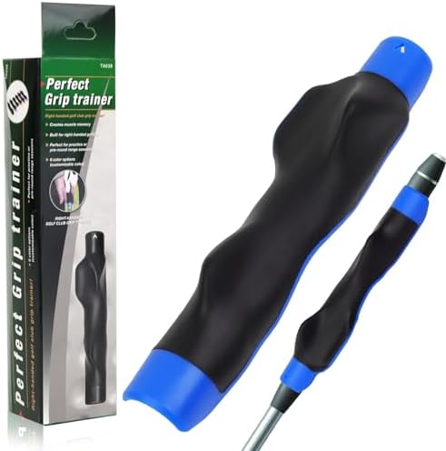 Ronnzsoer Golf Grip Trainer, Right Handed Golf Swing Trainer, Ensures Proper Posture & Tempo, Golf Training Aid for All Levels