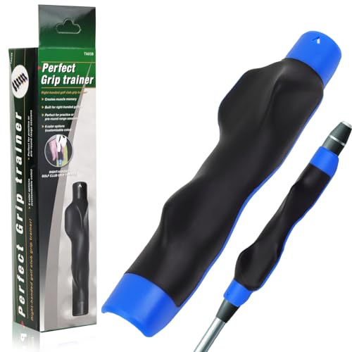 Ronnzsoer Golf Grip Trainer, Right Handed Golf Swing Trainer, Ensures