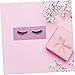 Gatuida 50pcs Packaging Box Bottom Cards Glitter Lash Case Paper Pink Internal Glitter Background Papers for Eyelash Supply