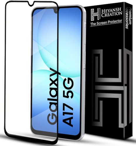 Image of Tempered Glass Screen Protector Compatible for Samsung Galaxy A17 5G / Samsung Galaxy M36 5G / Samsung Galaxy M17 5G with Edge to Edge Coverage and Easy Installation Kit