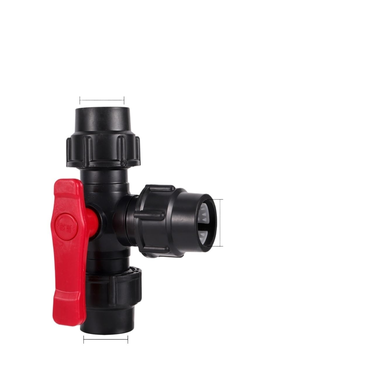 Bfsaceqa Plastic Tee Valve 20/25/32/40/50Mm Valve Pe Pipe Quick Connector Elbow Reducing Water Joint Plastic Agriculture Irrigation Pvc Fittings(,32Mm)