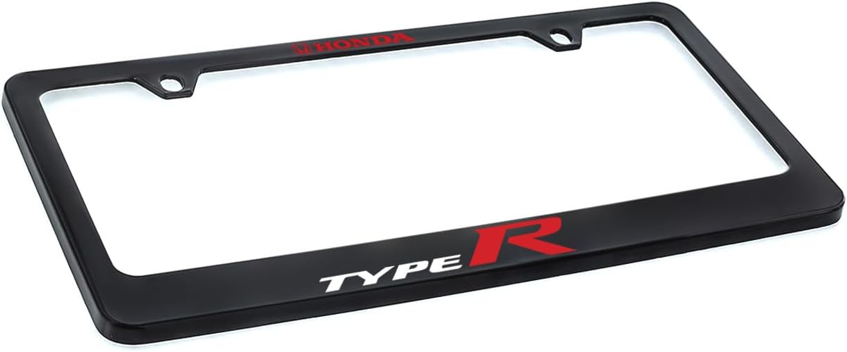 Honda Type R UV Printed Metal License Plate Frame