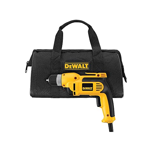 DEWALT Taladro con cable, 7.0 amp, 3/8 pulgadas, empuñadura de pistola (DWD110K)