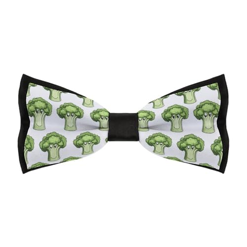 Vosery - VOSERY Nœud papillon mignon imprimé chou-fleur B pour homme, nœud papillon pré-noué pour homme, fête, mariage, nœud papillon réglable pour homme