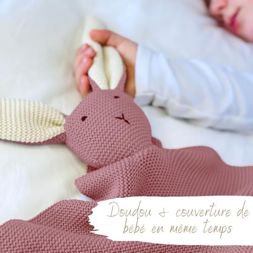 Couverture bébé lapin cadeau de naissance idéal pour fille - 5