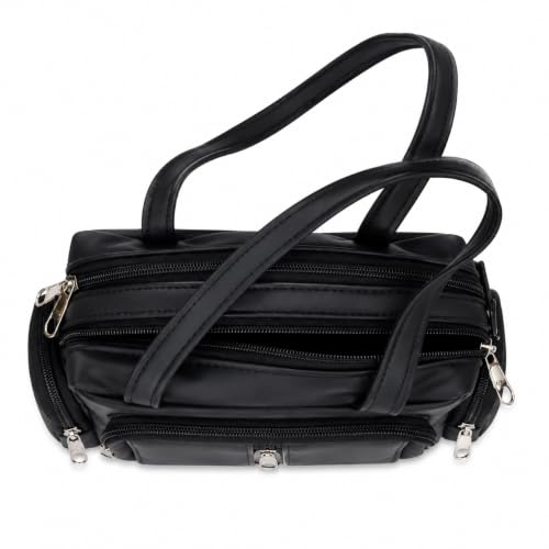 Image of Women's Stylish Trendy Leather Mini Handbag - Fashionable, Compact Purse for Casual and Formal Occasions