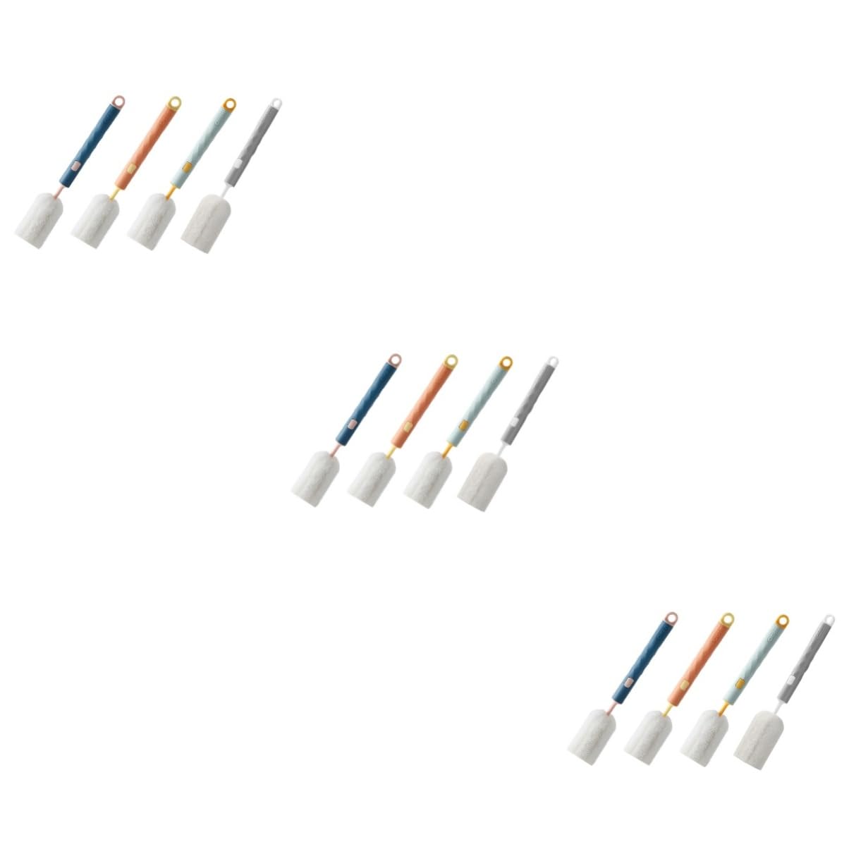 UPKOCH 12piezas Cepillos Desmontables para Limpiar Biberones y Tazas Cepillo De Mango Accesorios De Limpieza para y Bebés