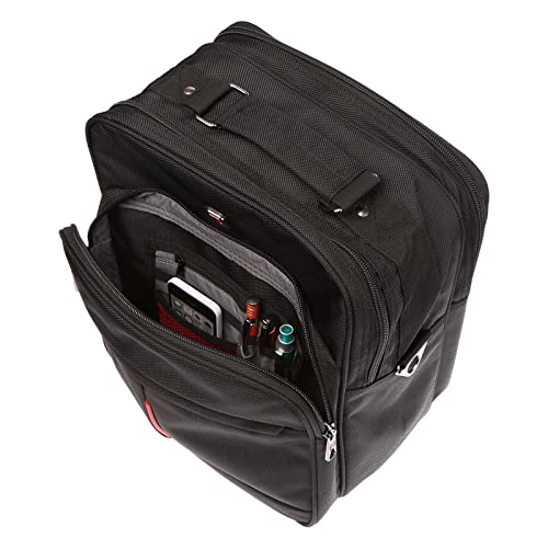 Christian Wippermann Arbeitstasche Herren - Hochwertige Flugbegleiter Tasche - Nylon Wasserabweisend, 30x34x20cm - 2 Hauptfächer mit Laptopfach - Abnehmbarer Trageriemen - 20L Volumen