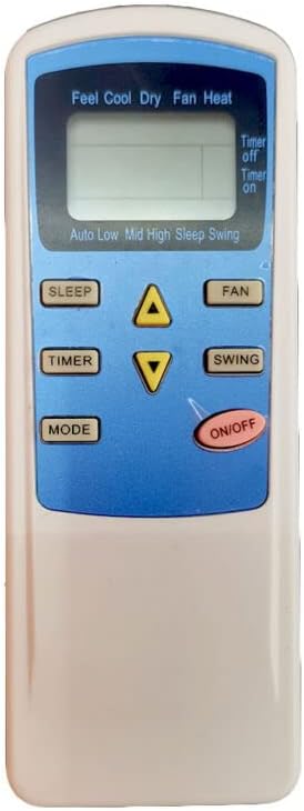 Replacement Remote Control Work for TV/Audio/Projector for TCL Air Conditioner for Universal 9000BTU KTTCL001