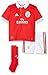 adidas Kinder Kinder Benfica Lissabon Mini-heimausrüstung Benfica Lissabon Mini-Heimausrüstung, Benred/White, 92, B31007