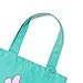 BT21 COOKY Character Cute Reusable Grocery Shoulder Tote Bag for Women, Green