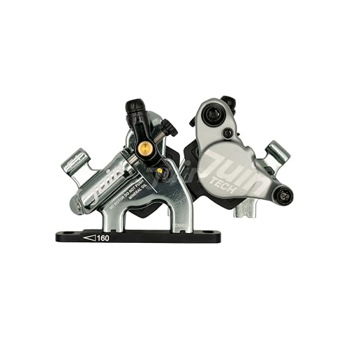 Juin F1 Hybrid Hydraulic Disc Brake Caliper, Mechanical/Hydraulic Disc Brake Kit, Titan