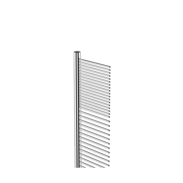 Andis 68545 Edelstahlkamm für Knoten, Matten und lose Haarentfernung – Effektives Entfilzungswerkzeug, bequem, leicht, tragbar und sicher für Hunde, Katzen & Haustiere – Silber, 25,4 cm – Bild 4