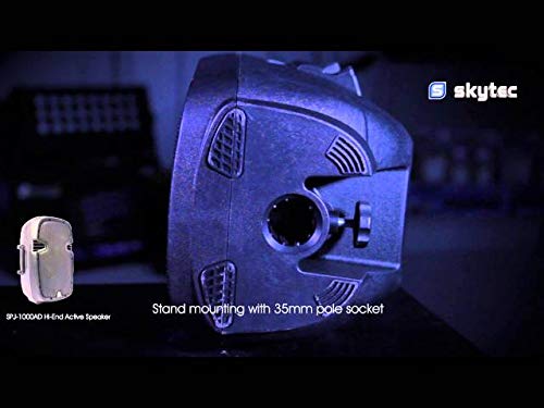 Vonyx SPJ-1000A - PA Lautsprecher Set mit Ständer, DJ Boxen, 10 Zoll Hi-End Aktiv Speaker Set, 800 Watt DJ Anlage mit Stativen, Partyboxen, PA Anlage Komplettset, Stativ Lautsprecherset – Bild 5