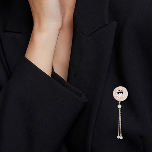 Image of HETICA Women Animal Floral Brooch Pin Accessory Perfect as a Gift for Anniversary Celebrations, Parties, Or Everyday Wear