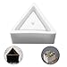PROKTH Triangle DIY Garden Planter Silicone Molds Concrete Molds Flower Pot Candle Soap Bottle Multi Succulents Plants Cement Planter Mold Home Decorate